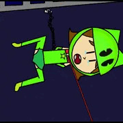 Green PAC-MAN is raped
