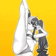 夜見れなちゃんI字バランス