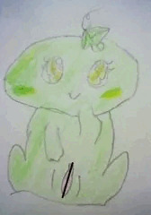アナログ過去絵31　つぶグミマスカット