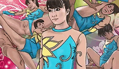 新体操のレオタードを着たままでセックス