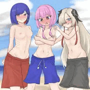 男水着チャレンジ