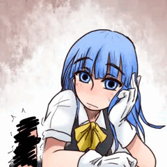 じー…