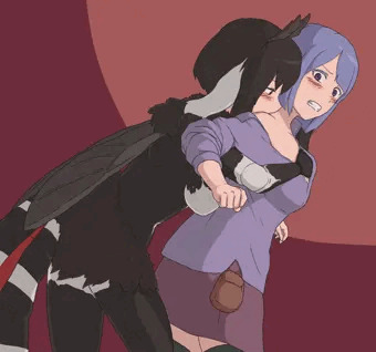 蚊娘と女の子