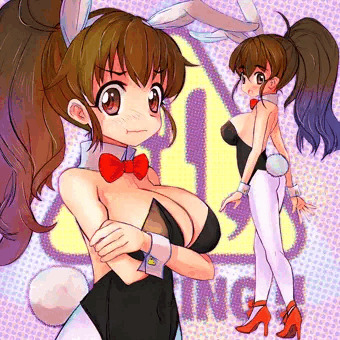 バニーガールな種島ぽぷらさん
