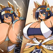 爆乳ヘンナ女王もみもみ