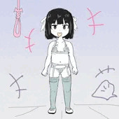 広告用使い捨て幼女