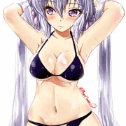黒ビキニクリスちゃん