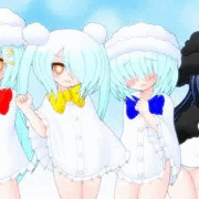 てるてる妖精さんとふれふれ妖精さん