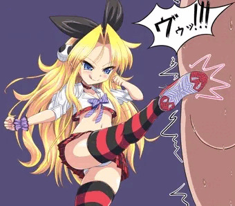 脇腹を蹴られたい