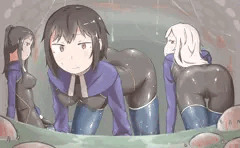 【Skeb】地下水道で襲われ……