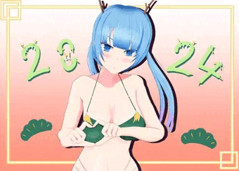 うちの子レナさんでタツビキニ2024!!