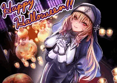ハロウィンイラスト邪教シスター（2023）