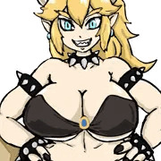 乗り遅れたぜい。クッパ姫