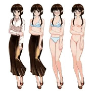 次回作用ヒロインの立ち絵