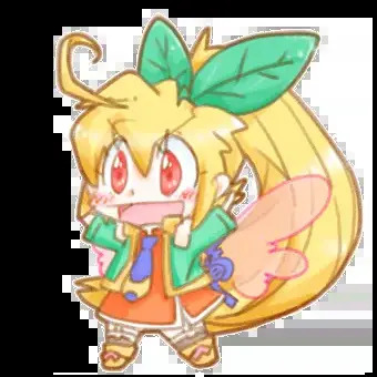 ニジエたん脱衣魔法.gif