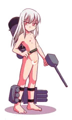 全裸艤装菊月