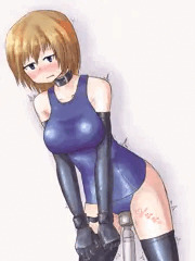 スク水電マ絶頂娘　（表情差分あり）