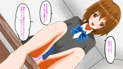 足舐めで100点ゲットする女子○生