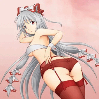 ホットパンツガーターベルト妹紅