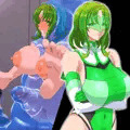 ふたなり変身ヒロインのエメラルド