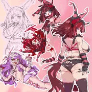 オリらくがき※微グロ
