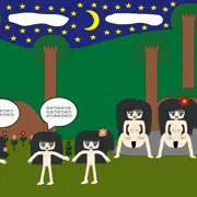 リラの夜のお花遊び