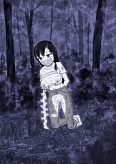 暗い森の中から
