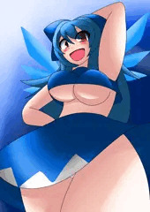 青空と大胆なチルノちゃん
