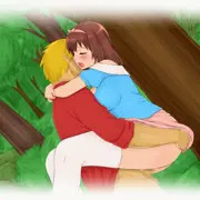 幼なじみが森の中でズンズンされてるだけ