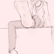 足裏(靴下と素足)