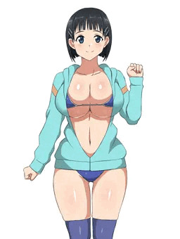 直葉ちゃん　青ビキニ