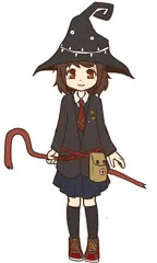 魔女の女の子キシロちゃん
