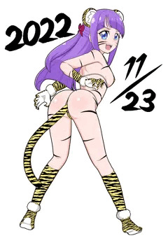 虎柄ビキニの香久矢まどか