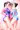 レオタード女装のままおっぱいに挟まれる