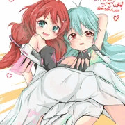 【Skebコミッション】ここなつさんの二人です