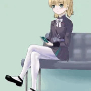 淡々と電子軍人手帳を眺めるななみん