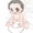 顔面騎乗乳児