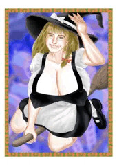 告知　アダルト魔理沙　画像販売中内容