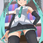 ミクさんで見抜き　パンチラ編