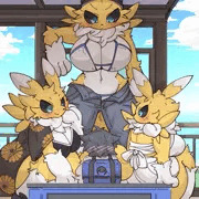 ３倍おおきい🦊🦊🦊🍆
