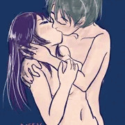 キスしてる