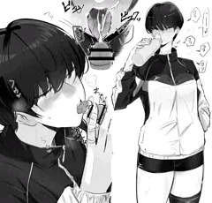かっこいいのにザーメン飲んでくれる女子
