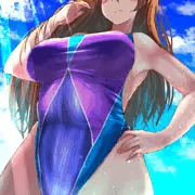 ✨💢あんたバカァ？どっから見てんのよっ！💢🏊‍♀️