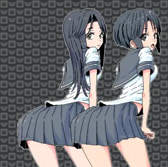 スカートふわふわ