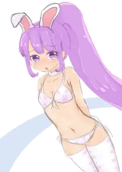 ウサ耳しっぽアニマルビキニ真中のん