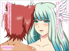 【バーチャルドール】優しくキスをする（レズ・獣耳・天使・褐色肌）