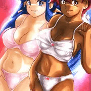 ケイ＆ユリの下着姿＋スリングショット