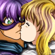 キスする二人＋＠