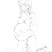 春奈　膨腹
