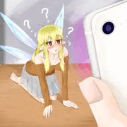 カメラの前であられもない行為をさせられる妖精さん